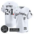 Men's Dodgers Mexico 2025 LA Gothic Style Vapor Premier Limited Jersey - All Stitched - White, Kobe Bryant