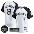 Men's Dodgers Mexico 2025 LA Gothic Style Vapor Premier Limited Jersey - All Stitched - Alternate, Kike Hernandez