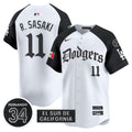 Men's Dodgers Mexico 2025 LA Gothic Style Vapor Premier Limited Jersey V2 - All Stitched - Alternate, Roki Sasaki
