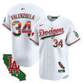 Men's Dodgers Mexico California Patch 2024 Vapor Premier Limited Jersey - All Stitched