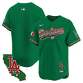 Men's Dodgers Mexico California Patch 2024 Vapor Premier Limited Jersey - All Stitched - Green, Team