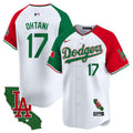 Men's Dodgers Mexico California Patch Vapor Premier Limited Jersey V4 - All Stitched - Alternate, Shohei Ohtani