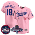 Men's Dodgers 2024 World Series Champions Patch Vapor Premier Limited Jersey V3 - All Stitched - Alternate Royal, Freddie Freeman