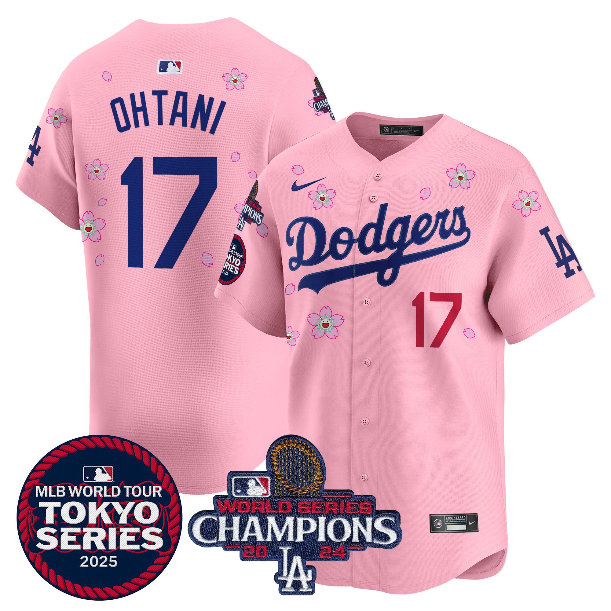 Men's Dodgers 2024 World Series Champions Patch Vapor Premier Limited Jersey V3 - All Stitched - Black Gold, Fernando Valenzuela