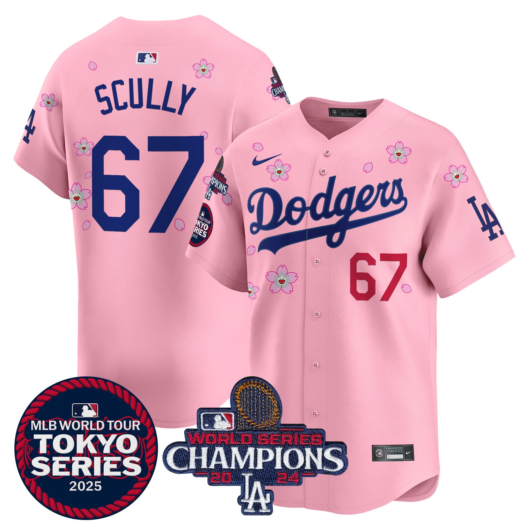 Men's Dodgers 2024 World Series Champions Patch Vapor Premier Limited Jersey V3 - All Stitched - Black Gold, Mookie Betts