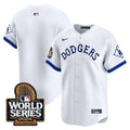 Men's Dodgers Tribute 2024 World Series Vapor Premier Limited Jersey - All Stitched - White, Team