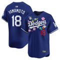 Men's Dodgers x Takashi Murakami 2025 Vapor Premier Limited Jersey - Stitched - Royal, Yamamoto