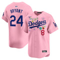 Men's Dodgers x Takashi Murakami 2025 Vapor Premier Limited Jersey - Stitched - Cherry Blossom, Kobe Bryant