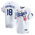Men's Dodgers x Takashi Murakami 2025 Vapor Premier Limited Jersey - Stitched - White, Yamamoto