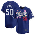Men's Dodgers x Takashi Murakami 2025 Vapor Premier Limited Jersey - Stitched - Royal, Mookie Betts