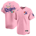 Men's Dodgers x Takashi Murakami 2025 Vapor Premier Limited Jersey - Stitched - Cherry Blossom, Team