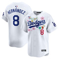 Men's Dodgers x Takashi Murakami 2025 Vapor Premier Limited Jersey - Stitched - White, Kike Hernandez