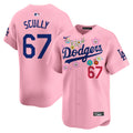 Men's Dodgers x Takashi Murakami 2025 Vapor Premier Limited Jersey - Stitched - Cherry Blossom, Vin Scully
