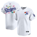 Men's Dodgers x Takashi Murakami 2025 Vapor Premier Limited Jersey - Stitched - White, Team