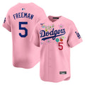 Men's Dodgers x Takashi Murakami 2025 Vapor Premier Limited Jersey - Stitched - Cherry Blossom, Freddie Freeman