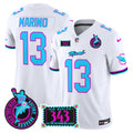 Men's Dolphins "Dan the Man Record Breaker" Patch Vapor Limited Jersey - All Stitched - White, Dan Marino