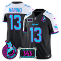 Men's Dolphins "Dan the Man Record Breaker" Patch Vapor Limited Jersey - All Stitched - Black Alternate, Dan Marino