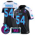 Men's Dolphins "Dan the Man Record Breaker" Patch Vapor Limited Jersey - All Stitched - Black Alternate, Zach Thomas