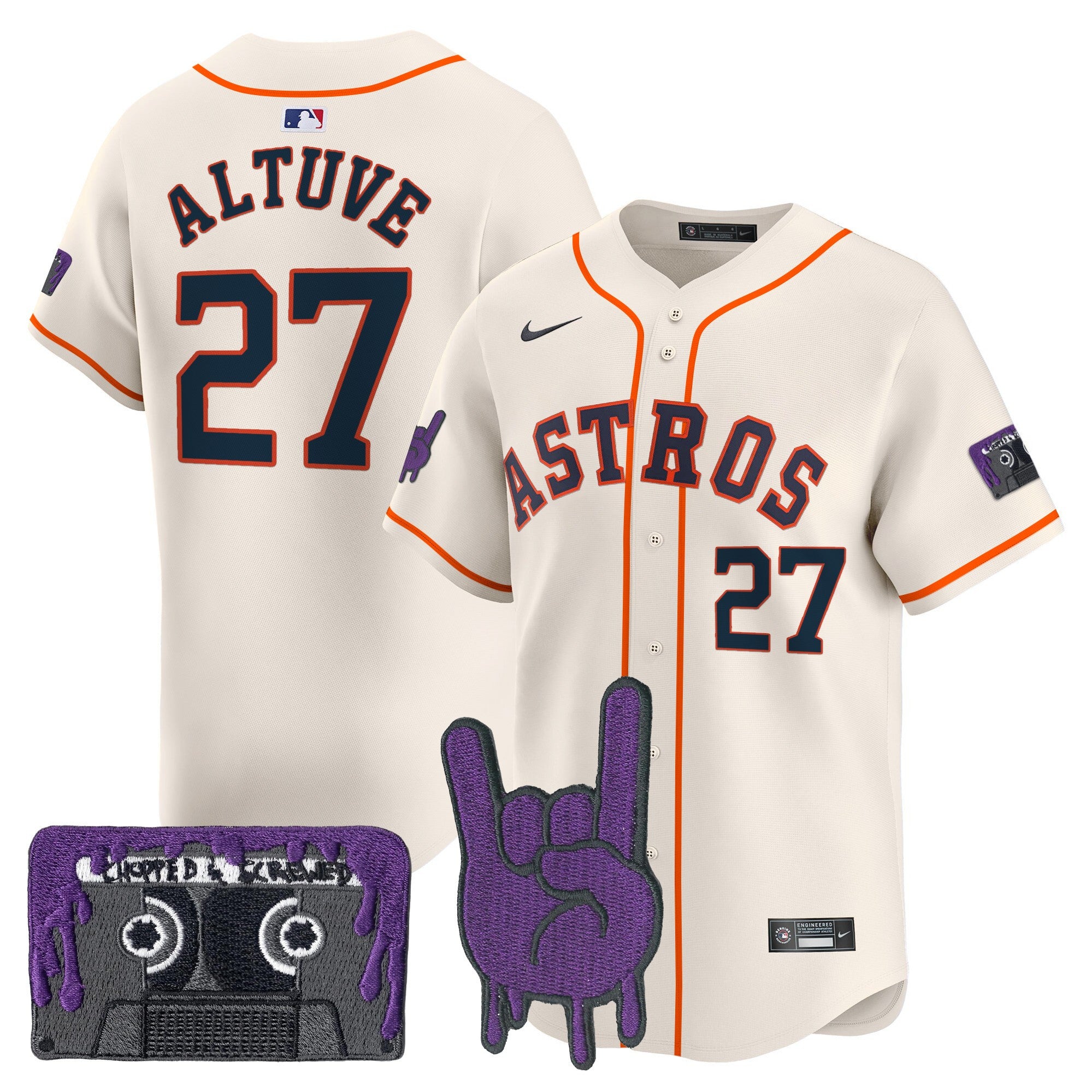 Cleveland Guardians 2025 Vapor Premier Limited Custom Jersey - All Stitched - Men, White