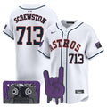 Men's Chicago Cubs Special Vapor Premier Limited Jersey V2 - All Stitched - Pinstripe, Donald Trump