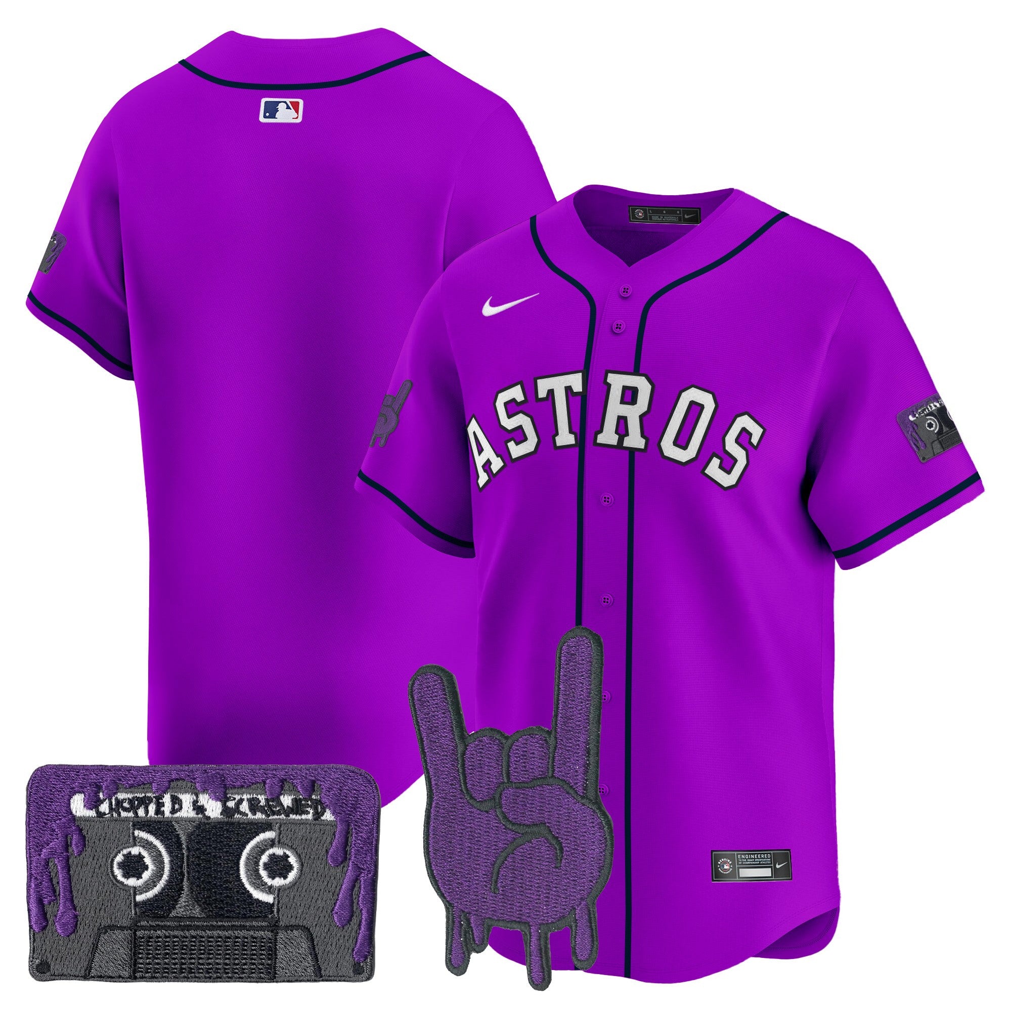 Men's Chicago Cubs Special Vapor Premier Limited Jersey V2 - All Stitched - Gray Road, Donald Trump