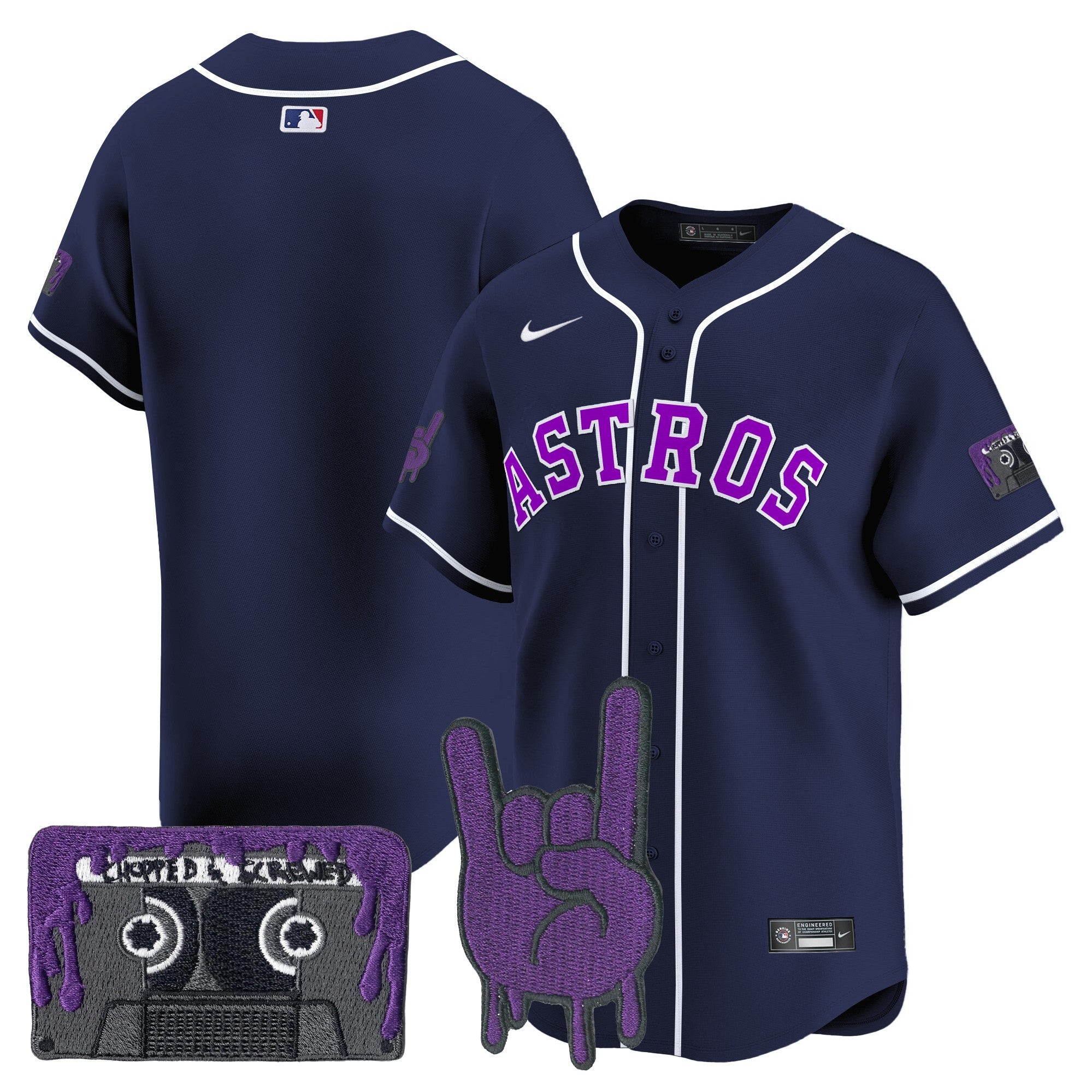 Men's Chicago Cubs 2024 Fourth of July Vapor Premier Limited Jersey V2 - All Stitched - Black, Ryne Sandberg