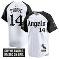 Men's Los Angeles Angels 'Gothic Halo Edition' Vapor Premier Limited Jersey - All Stitched - Alternate, Logan O'Hoppe