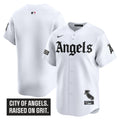 Men's Los Angeles Angels 'Gothic Halo Edition' Vapor Premier Limited Jersey - All Stitched - White, Team