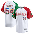 Men's Los Angeles Angels Mexico Vapor Premier Limited Jersey - All Stitched - Alternate, José Suarez