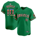 Men's Los Angeles Angels Mexico Vapor Premier Limited Jersey - All Stitched - Green, Gio Urshela