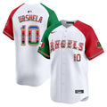 Men's Los Angeles Angels Mexico Vapor Premier Limited Jersey - All Stitched - Alternate, Gio Urshela