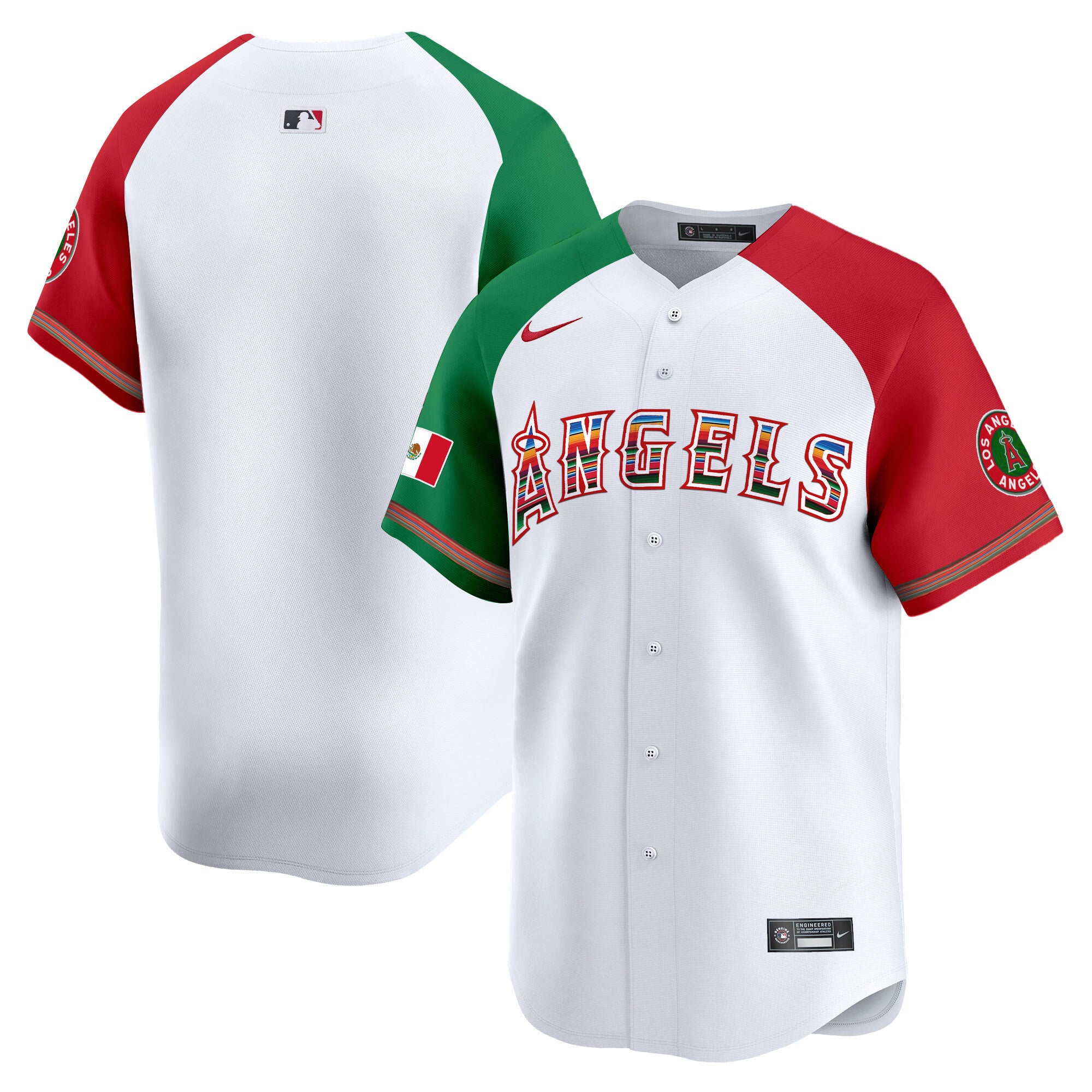 Men's Los Angeles Angels Mexico Vapor Premier Limited Jersey - All Stitched - Alternate, Team