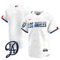 Men's Los Angeles Dodgers 2024 City Connect Limited Jersey - All Stitched - White, Team