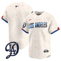 Men's Los Angeles Dodgers 2024 City Connect Limited Jersey - All Stitched - Cream, Team