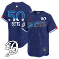 Men's Los Angeles Dodgers 2024 City Connect Limited Jersey - All Stitched - Royal, Mookie Betts