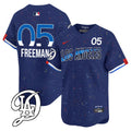 Men's Los Angeles Dodgers 2024 City Connect Limited Jersey - All Stitched - Royal, Freddie Freeman