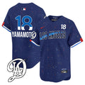 Men's Los Angeles Dodgers 2024 City Connect Limited Jersey - All Stitched - Royal, Yoshinobu Yamamoto