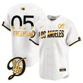 Men's Los Angeles Dodgers 2024 City Connect Limited Jersey - All Stitched - White Gold, Freddie Freeman