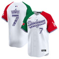 Men's Los Angeles Dodgers Mexico Vapor Premier Limited Jersey V3 - All Stitched - Alternate, Julio Urías