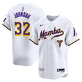Men's Dodgers Fernando & 2024 World Series Champions Patch Vapor Premier Limited Jersey V2 - All Stitched - White, Vin Scully