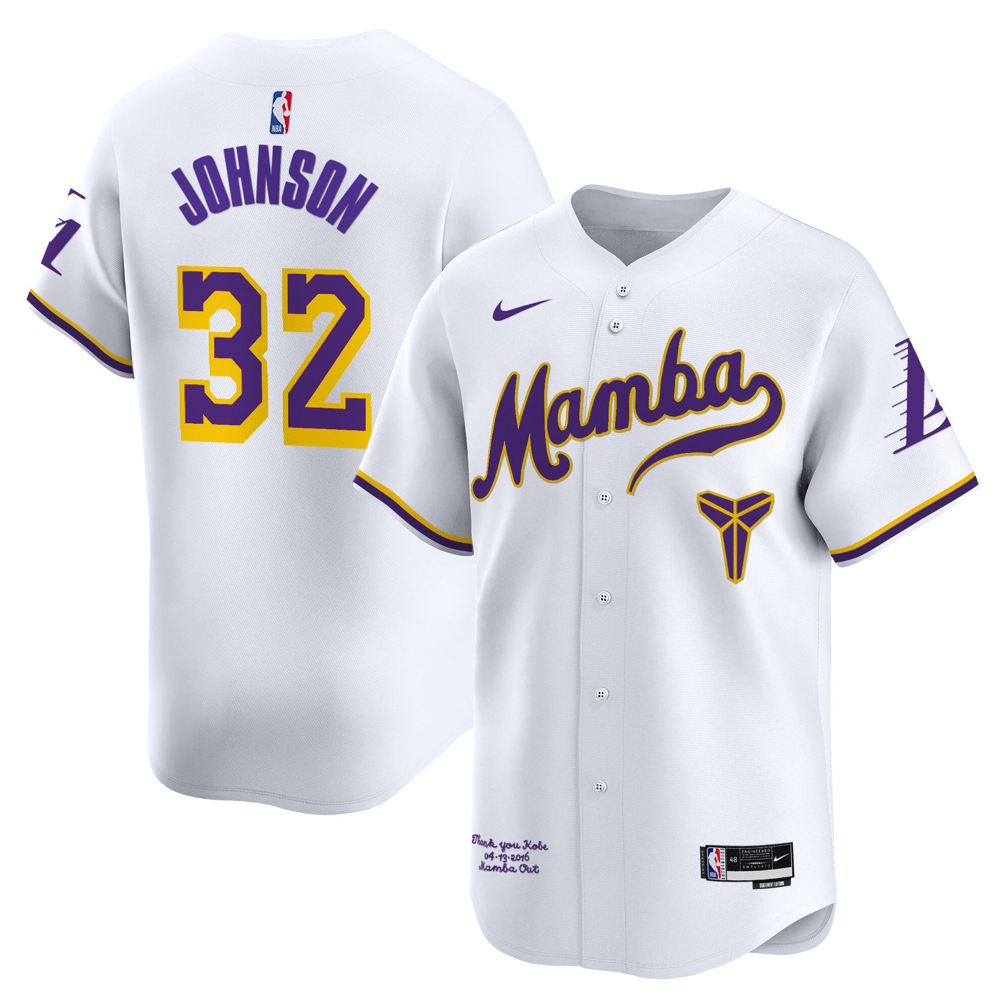 Men's Dodgers Fernando & 2024 World Series Champions Patch Vapor Premier Limited Jersey V2 - All Stitched - White, Vin Scully