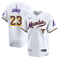 Men's Dodgers Fernando & 2024 World Series Champions Patch Vapor Premier Limited Jersey V2 - All Stitched - White, Kike Hernandez