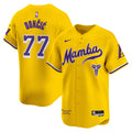 Men's Dodgers Fernando & 2024 World Series Champions Patch Vapor Premier Limited Jersey V2 - All Stitched - White, Team