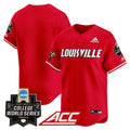 Men's Louisville Cardinals 2025 World Series Vapor Premier Limited Jersey - All Stitched - Red, Team