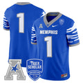 Men's Memphis Tigers 2024 Vapor Limited Jersey - All Stitched - Royal, #1 Team