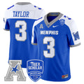 Men's Memphis Tigers 2024 Vapor Limited Jersey - All Stitched - Royal Alternate, Roc Taylor