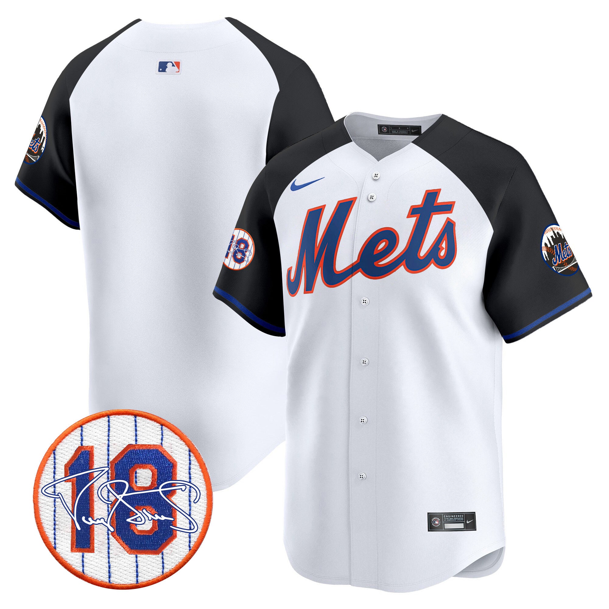 Men's Mets Darryl Strawberry Patch Vapor Premier Limited Jersey - All Stitched - Alternate, Team
