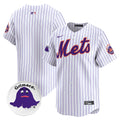 Men's Mets Grimace Vapor Premier Limited Jersey - All Stitched - Pinstripe, Team