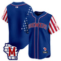 Men's Milwaukee Brewers 2025 Independence Day Vapor Premier Limited Jersey - All Stitched - Royal, Team
