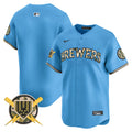 Men's Milwaukee Brewers Armed Forces Day Vapor Premier Limited Jersey - All Stitched - Blue, Team